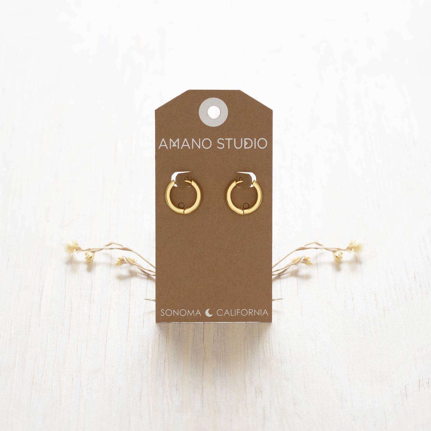 15mm Every Day Gold Hoop Earrings