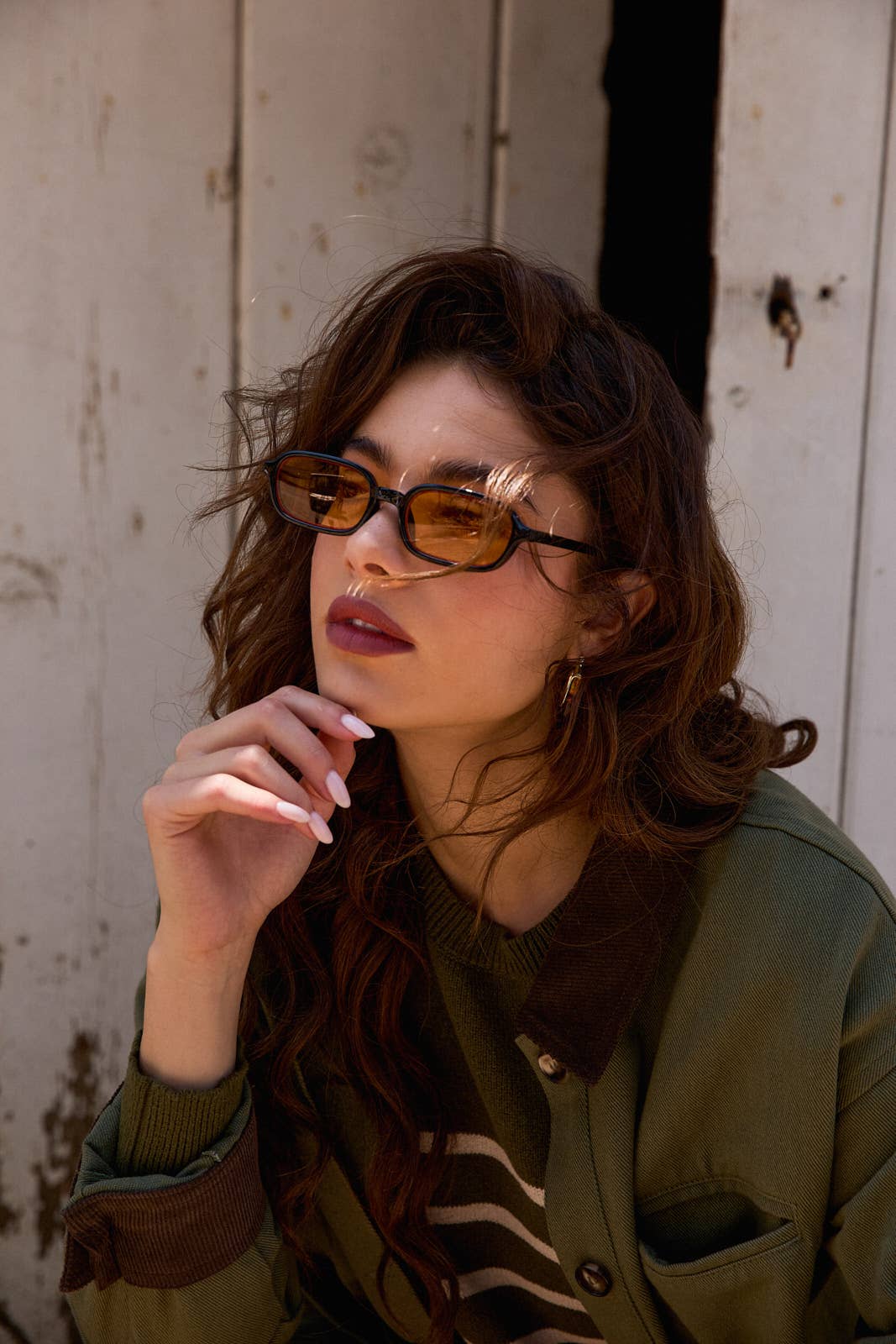 Button-down Barn Coat - Olive