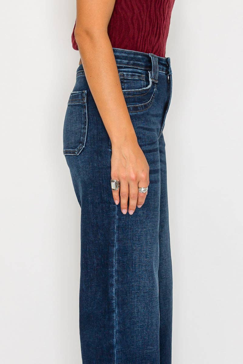 A Line Wide Leg Jeans
