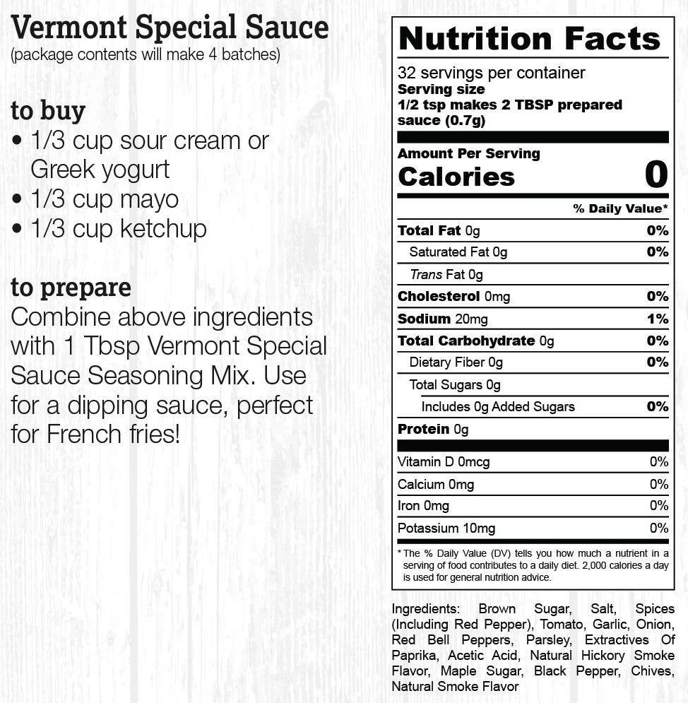 Vermont Special Sauce Farmhouse Artisan Dip