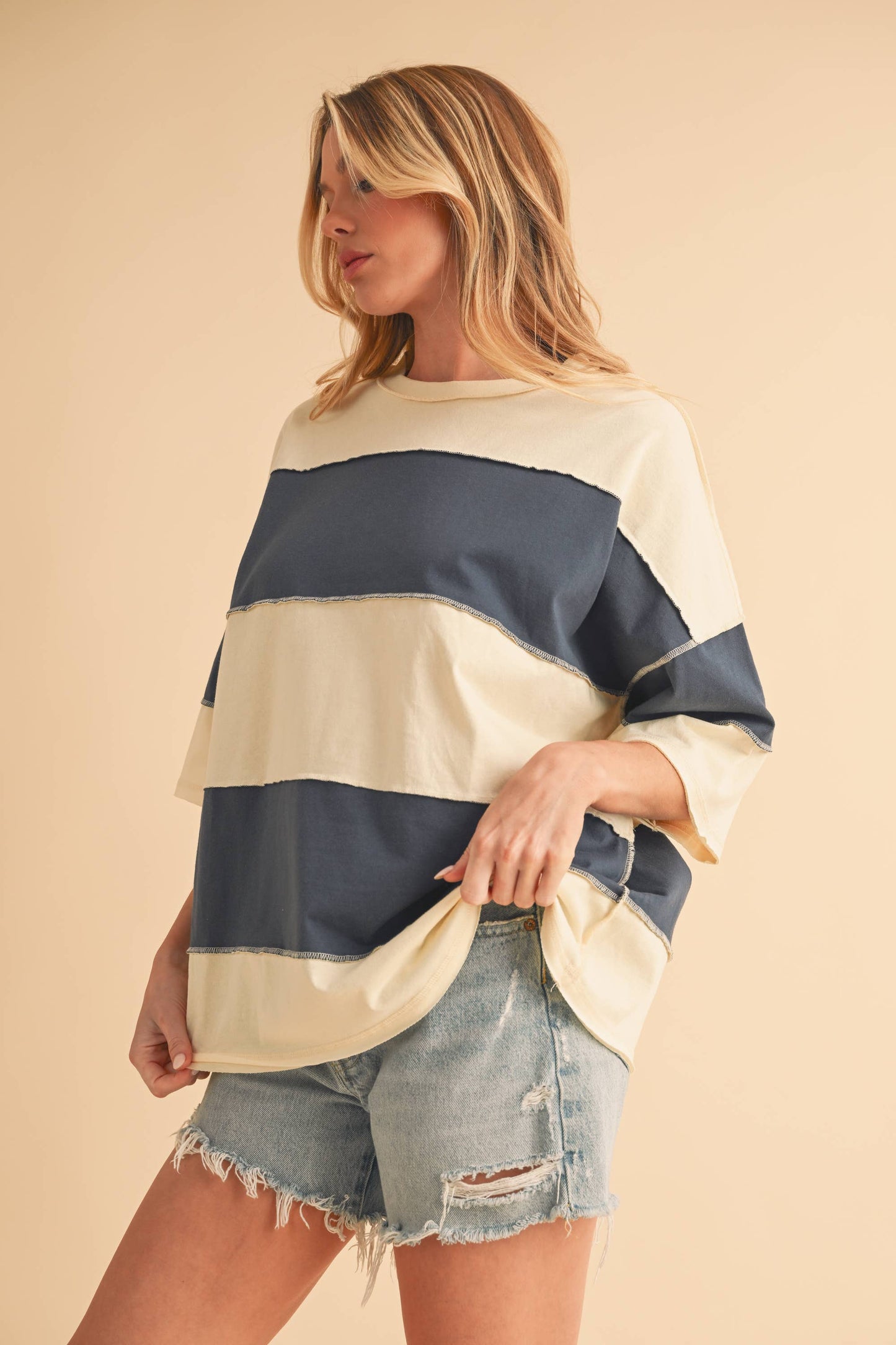 Short Sleeve Rugby Top - Blue