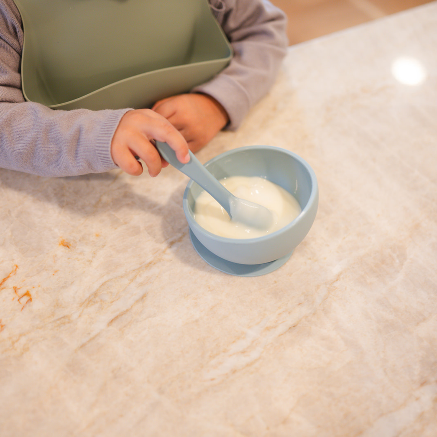 Suction Bowl and Spoon Set