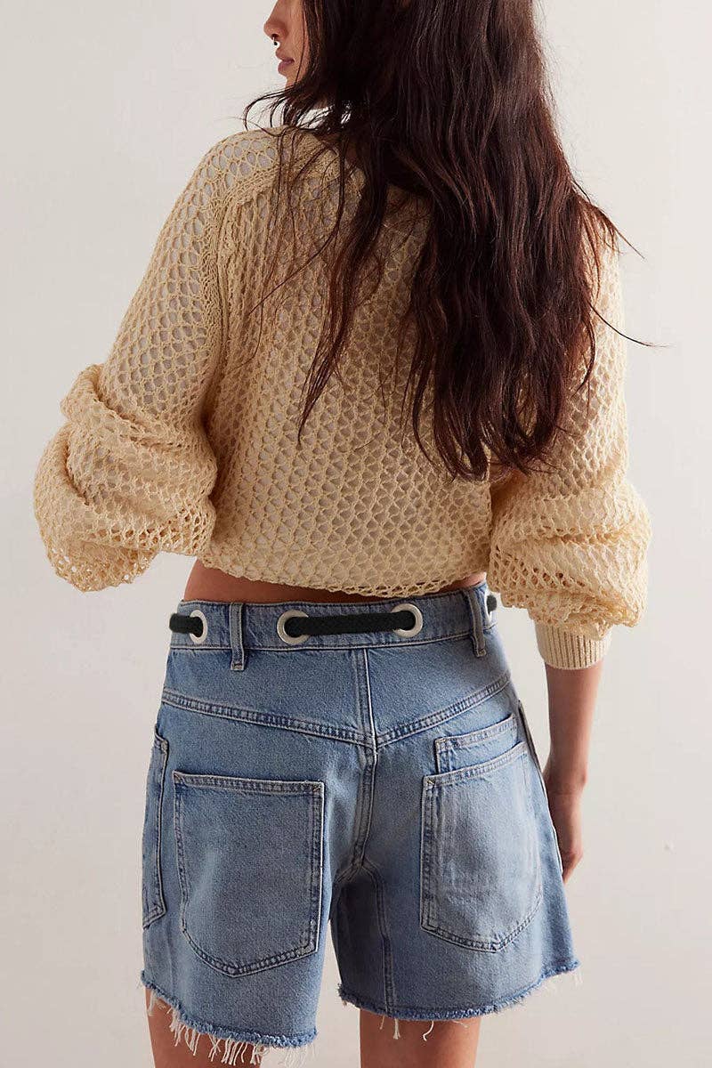 Denim Shorts - Blue
