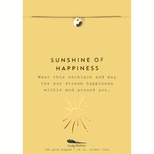 New Moon Gold Necklace - SUNSHINE