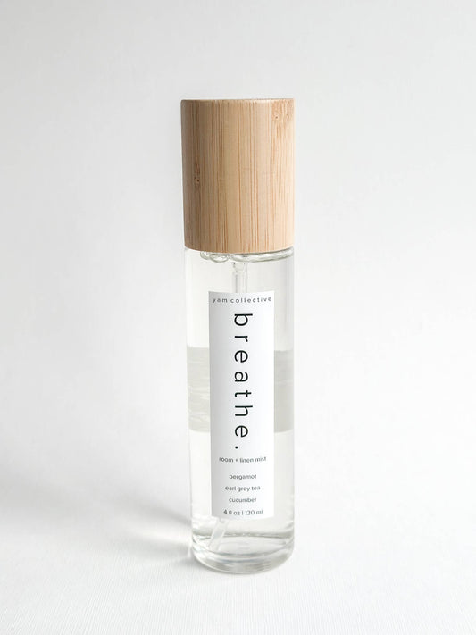 Breathe - 4 oz Black Tea + Bergamot Luxe Room & Linen Mist