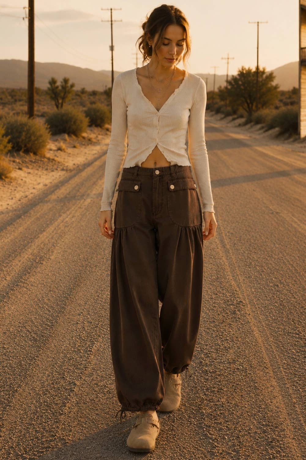 Boho Lotus Wide Leg Pants