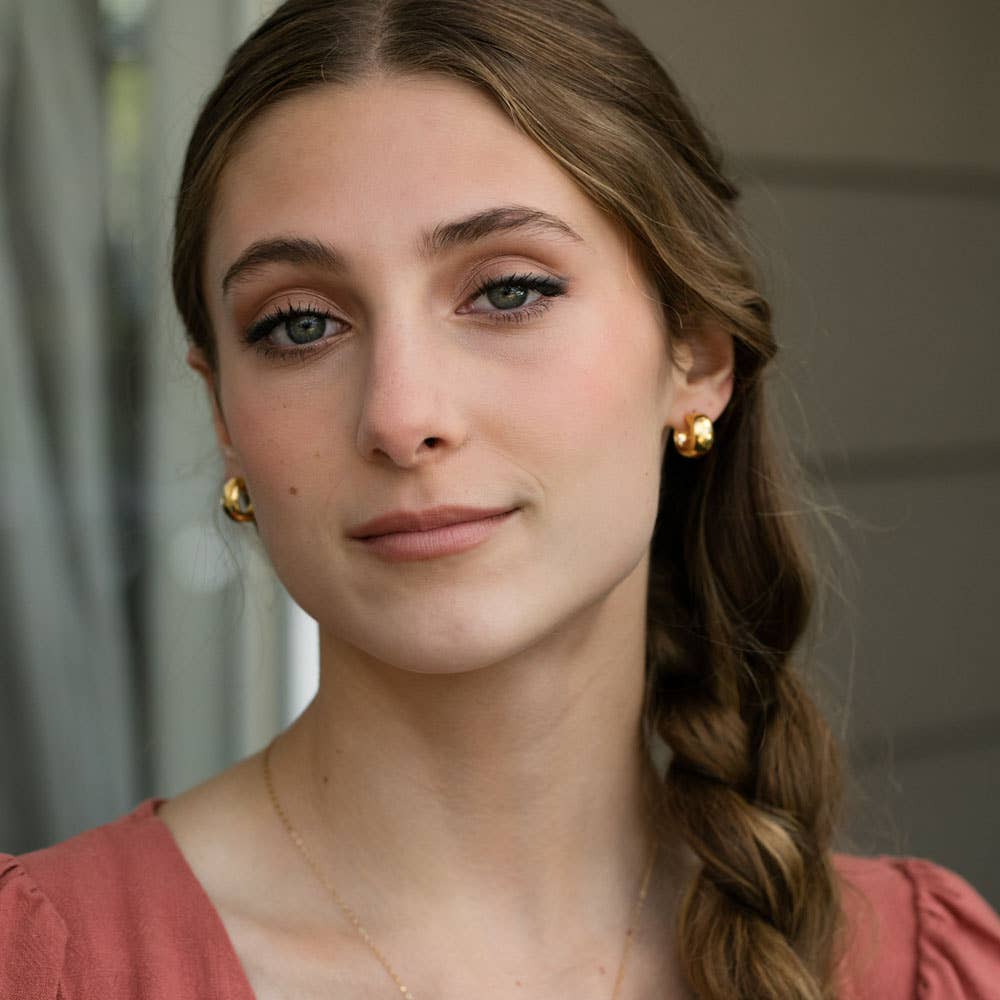 Demure Huggie Hoop Earrings