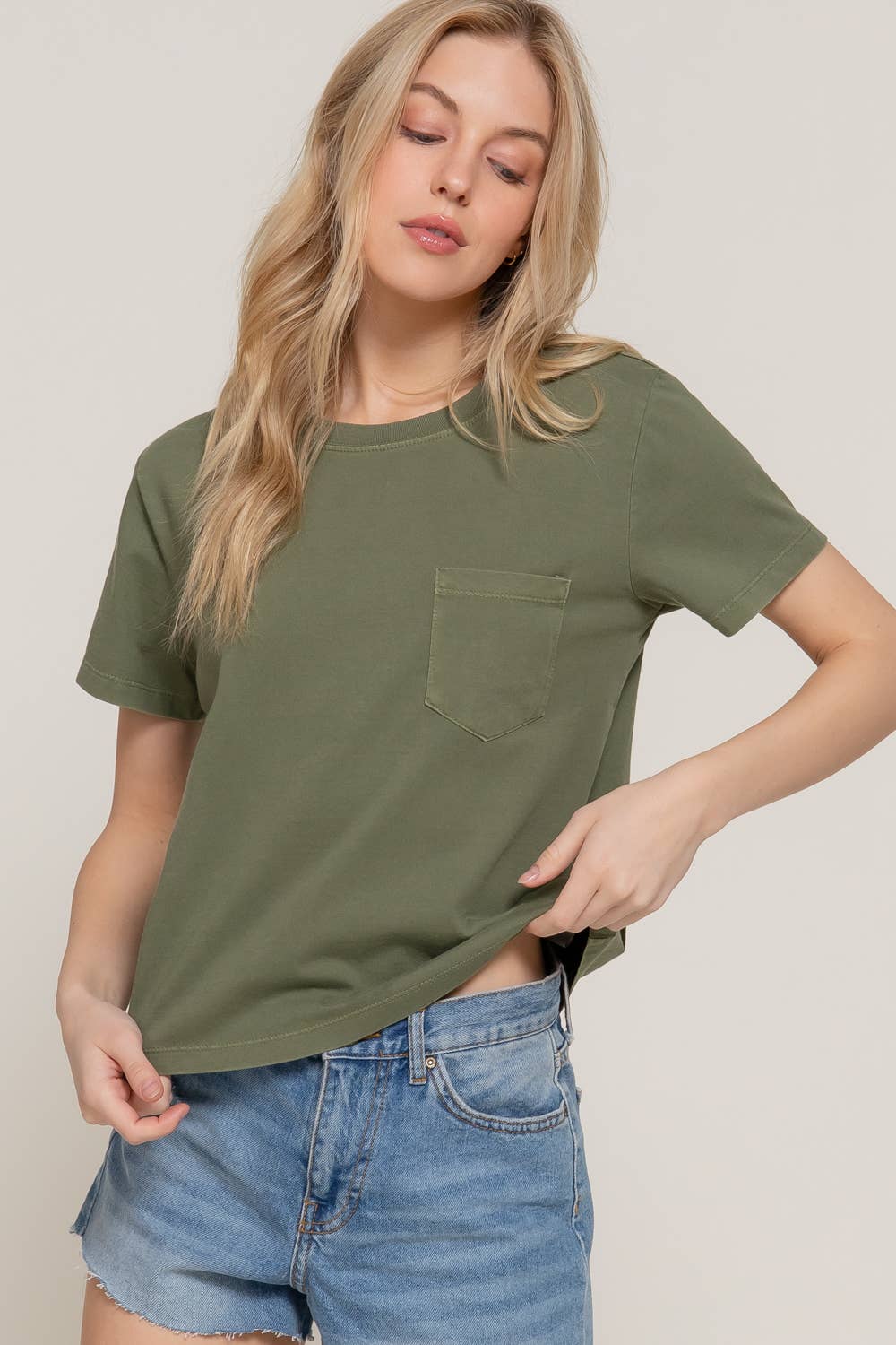 Garment Dye Tee - Olive