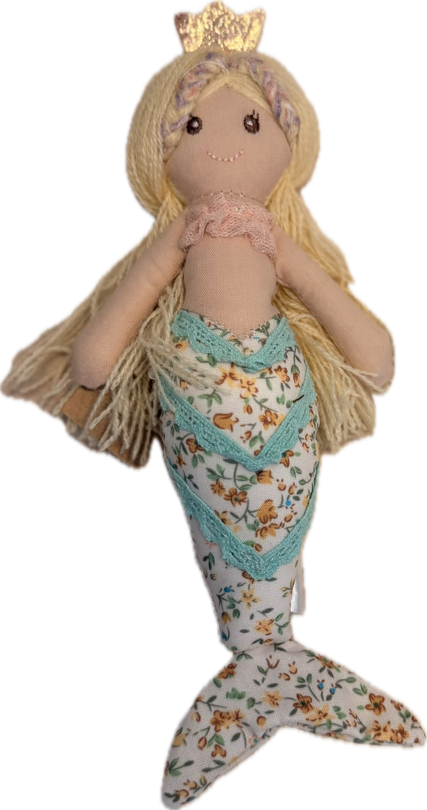Fabric Mermaid Doll  - 4 Styles