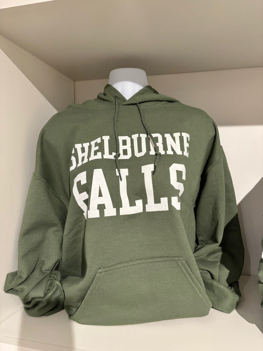 Shelburne Falls Hoodie - Olive