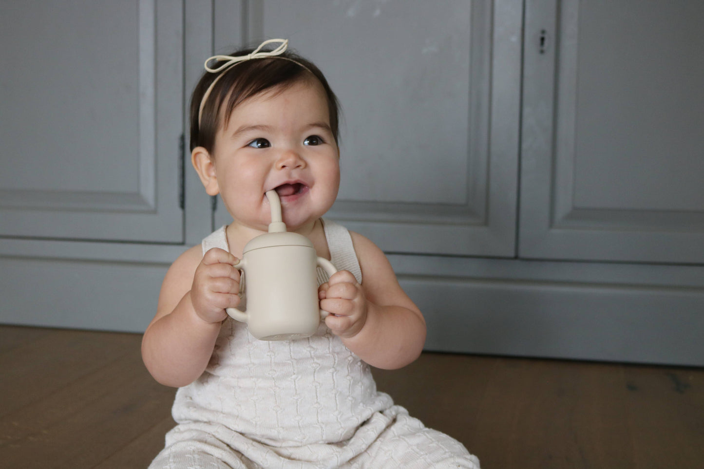 Sippy Cup with Straw - Pebble