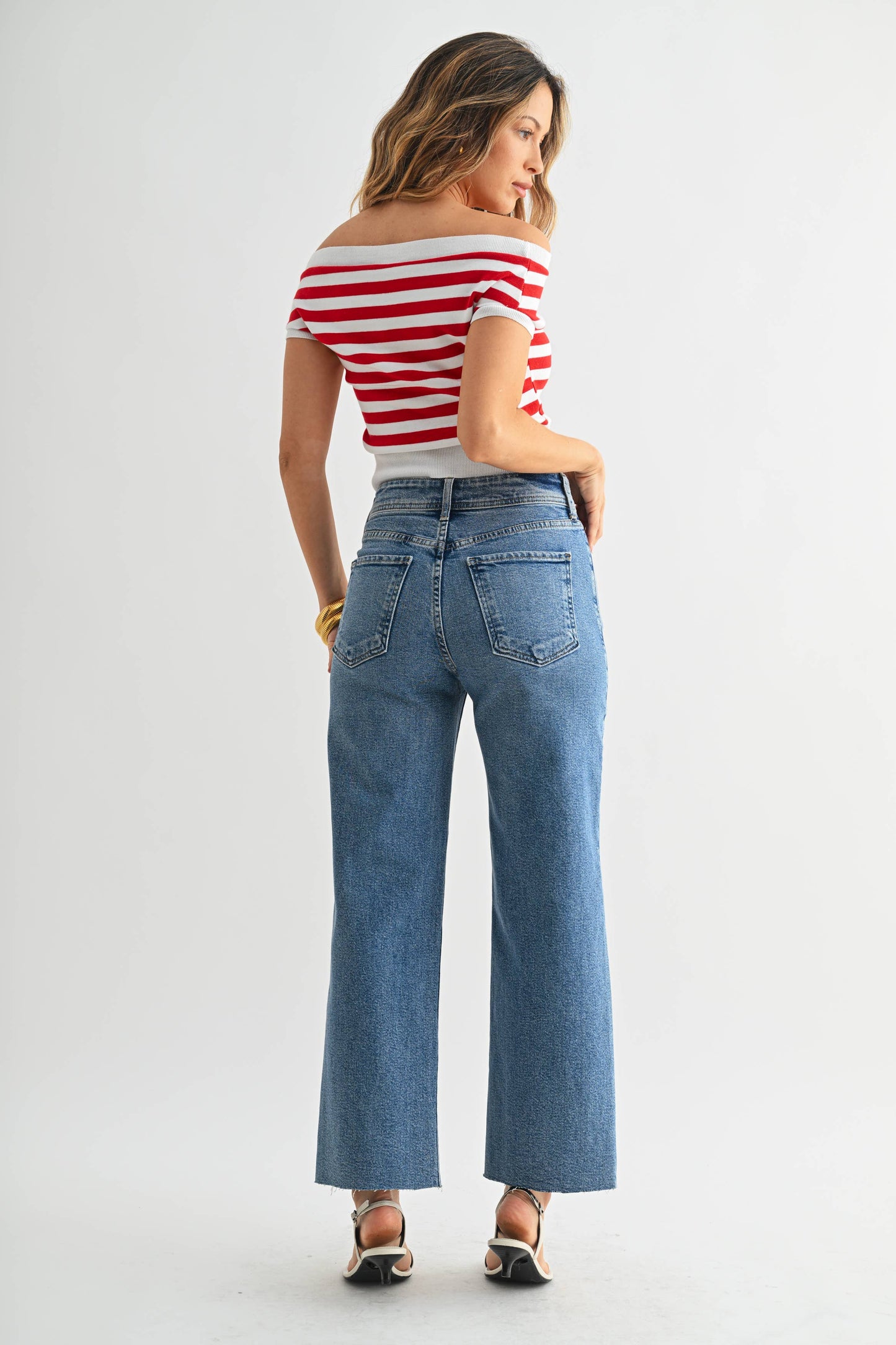 Utility Wide Leg - Medium Wash