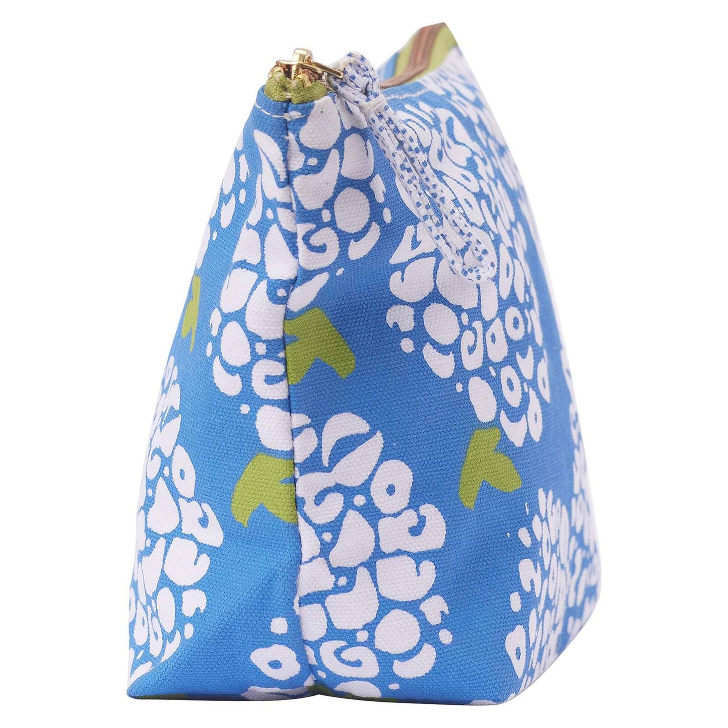 Hydrangea Blue Pouch, Medium