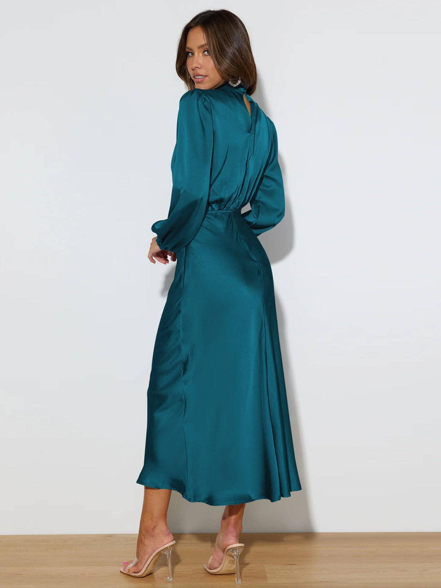 Satin Midi Dress