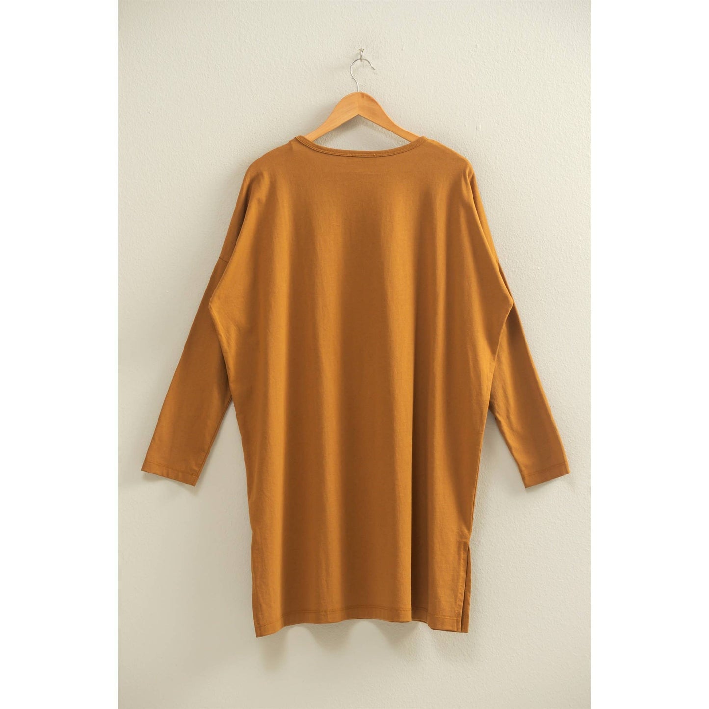 Oversized Midi Dress - Pale Brown