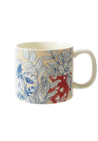 Mug w/ Flowers - 4 Styles
