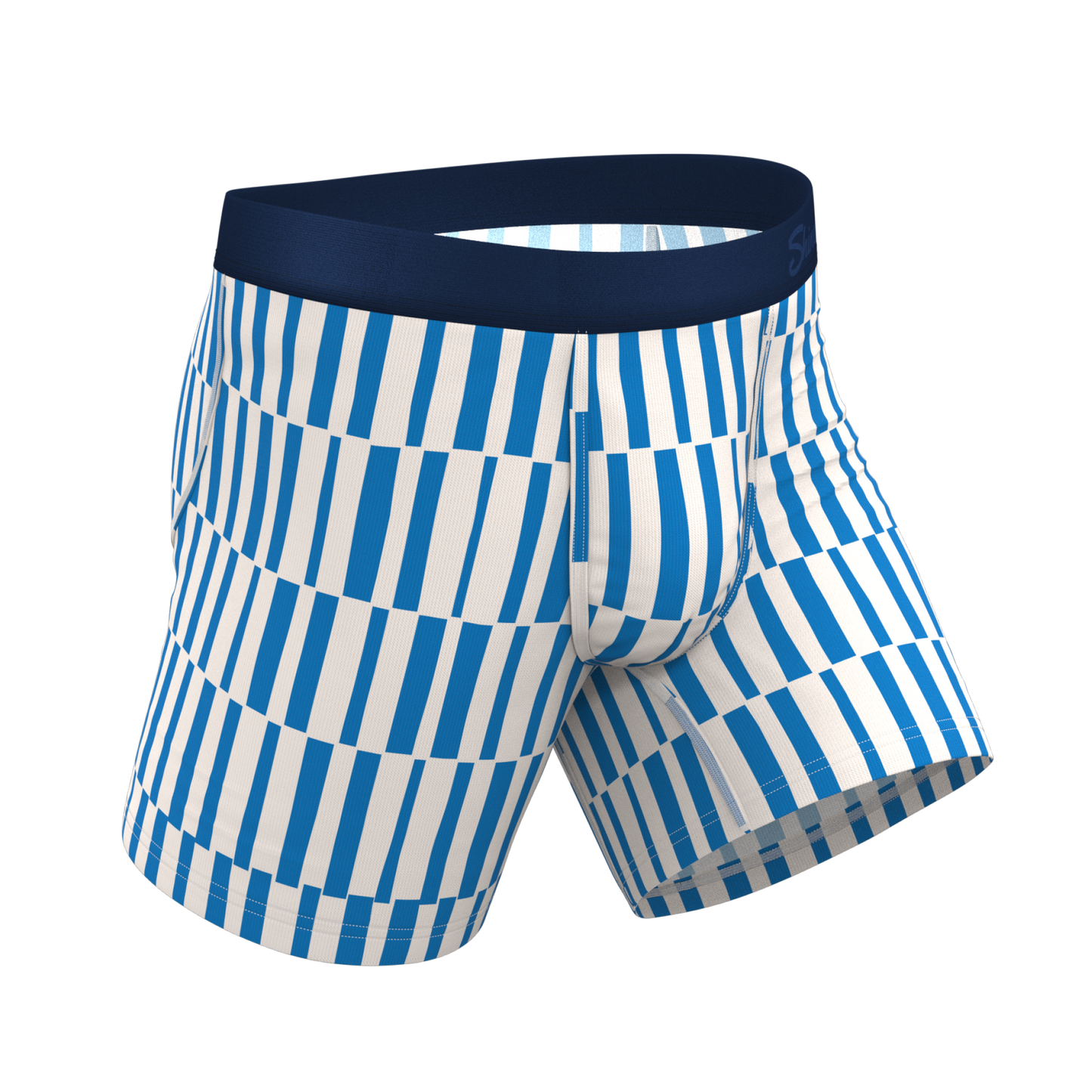The Hamptons | Blue Mosaic Stripe Ball Hammock® Underwear