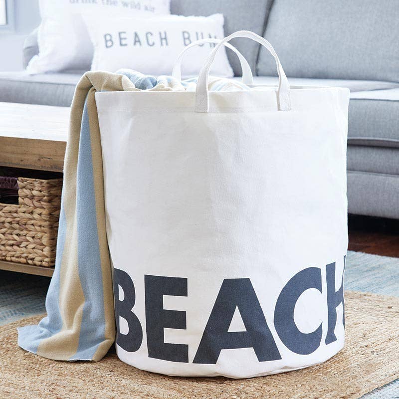 Large Canvas Tote - Beach