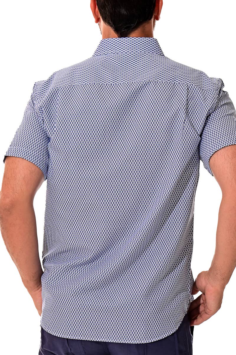 Men's Button-Down Shirt - Dark Blue