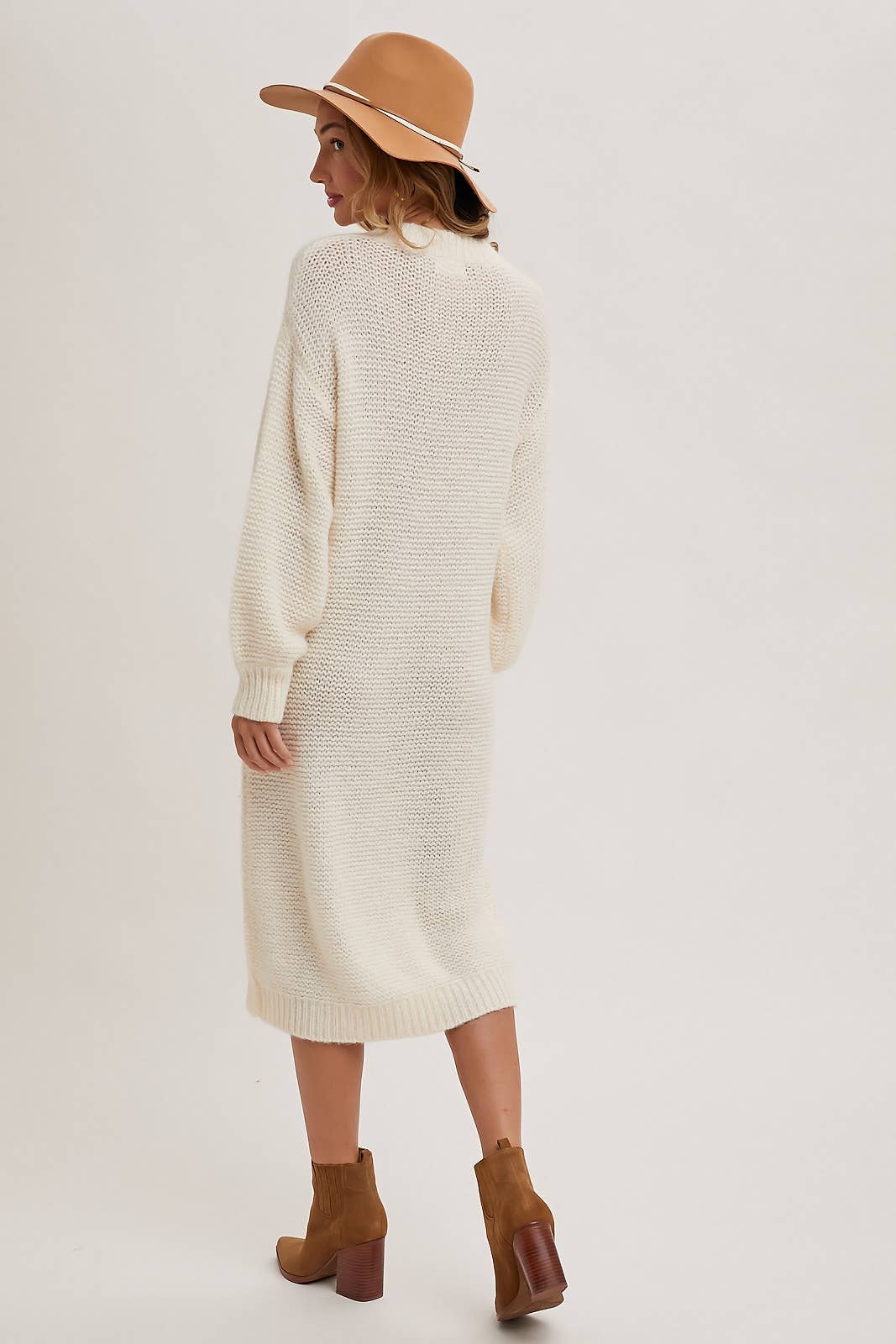 Oversized Midi Sweater Dress