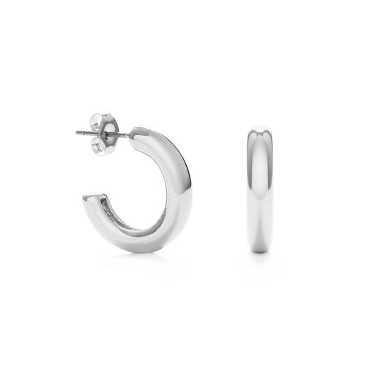 3/4" Basic Hoop Earrings