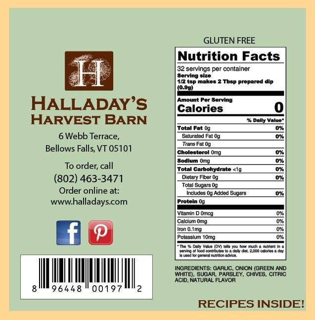 Garlic Herb Dip & Seasoning Blend