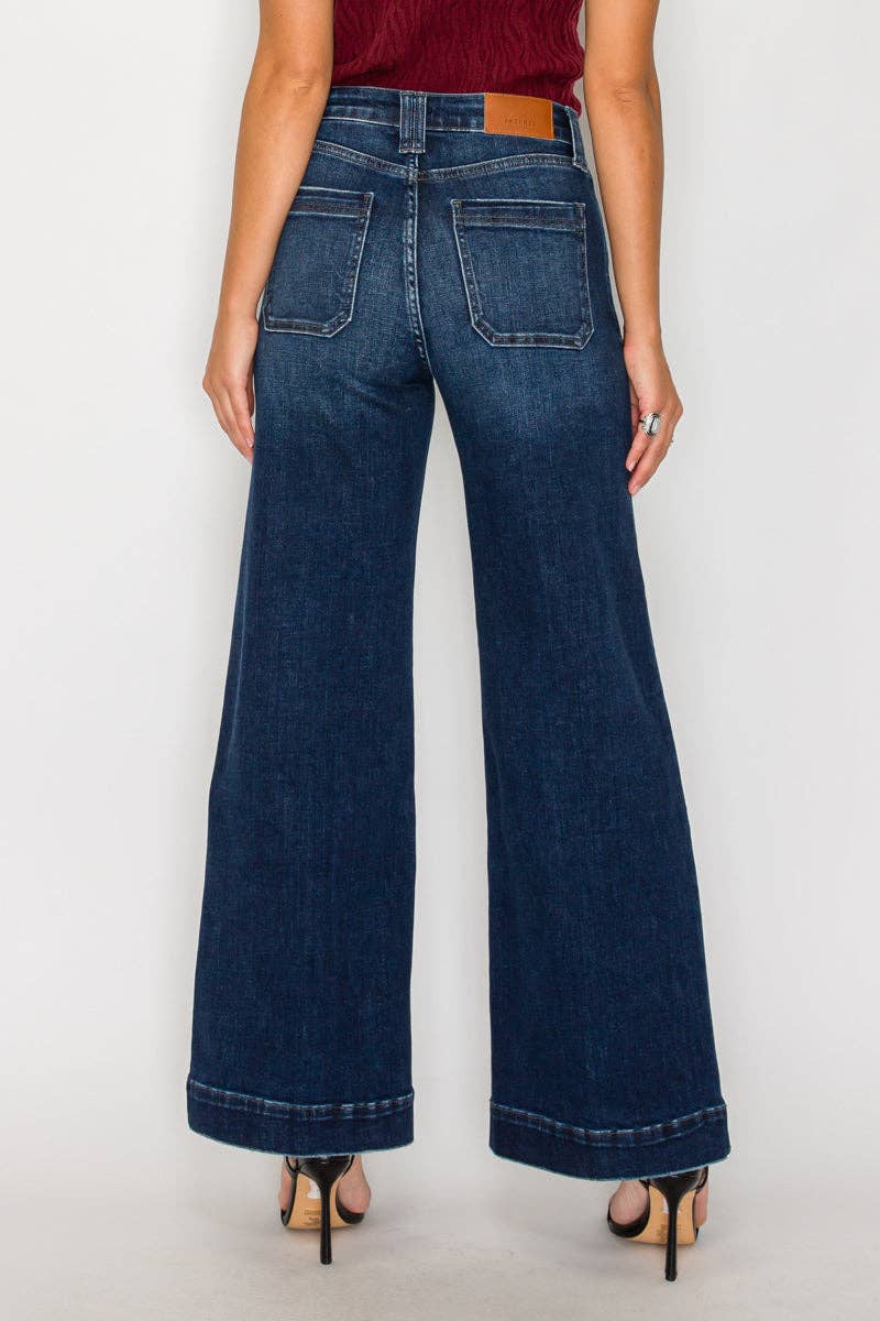 A Line Wide Leg Jeans