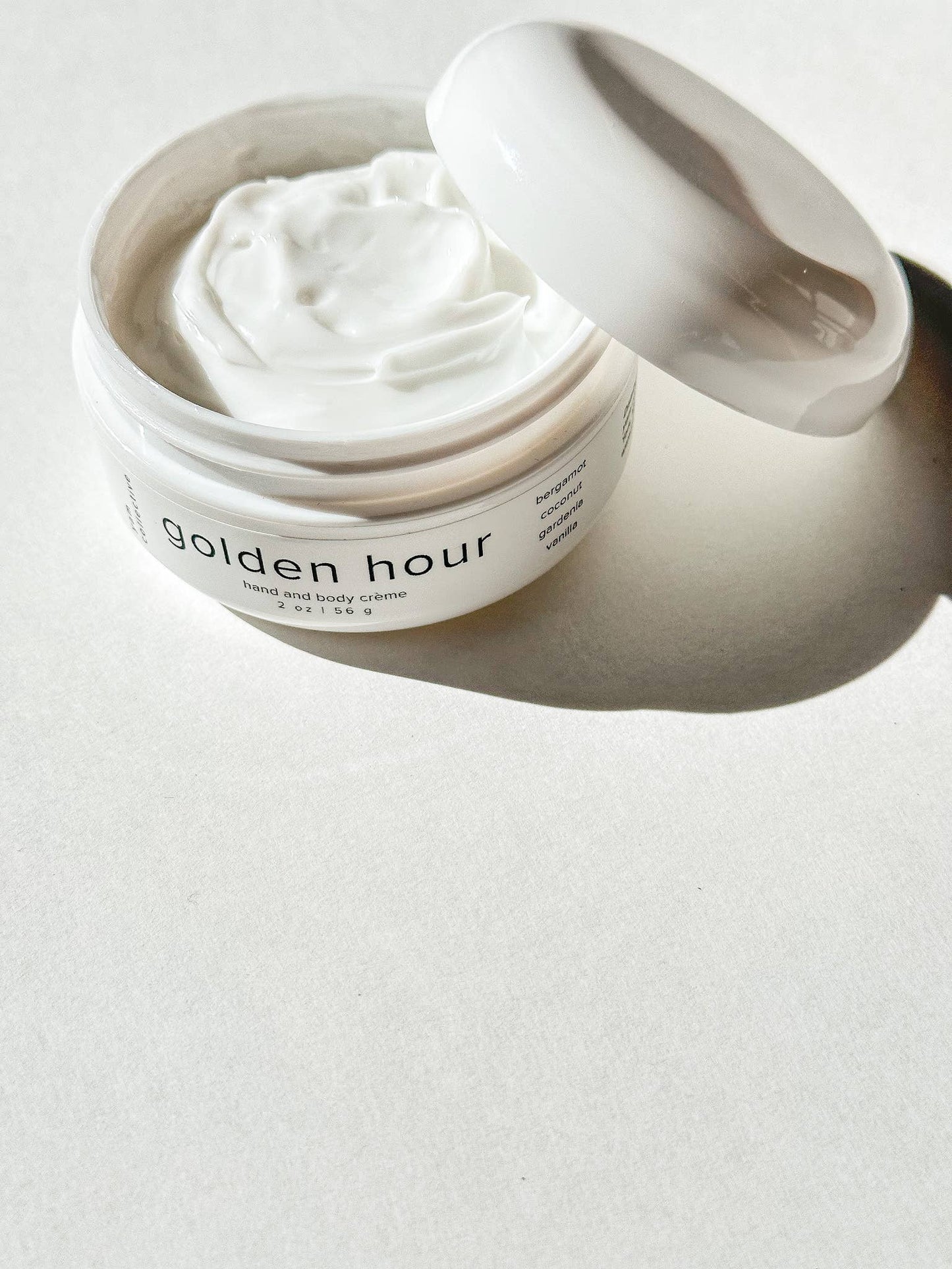 Hand + body creme: golden hour / mandarin, gardenia, musk