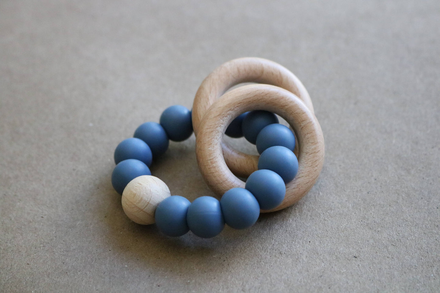 Ring Teether - Navy