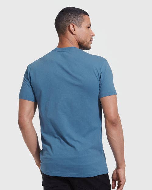 Short Sleeve T-Shirt | Crew Neck | Indigo