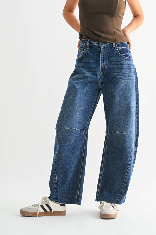 Barrel Jean w/ Seams