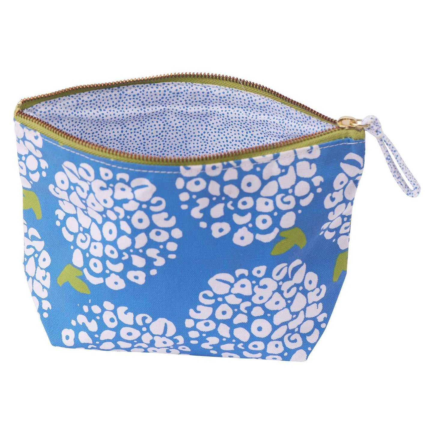 Hydrangea Blue Pouch, Medium