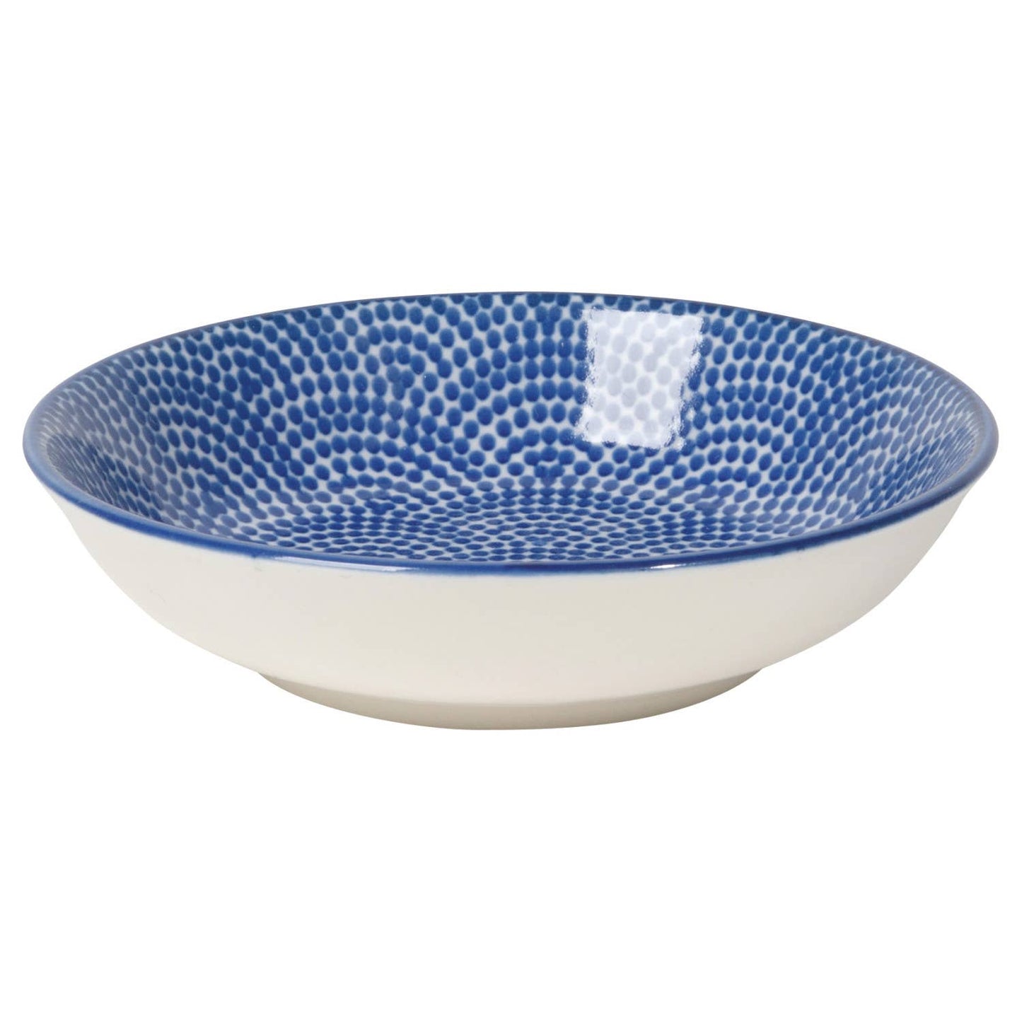 Blue Waves Porcelain Dip Bowl