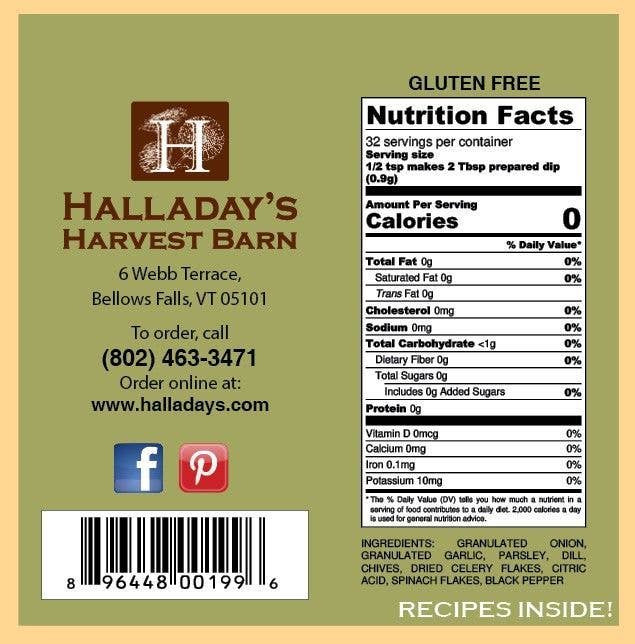 Harvest Ranch Dip & Seasoning Blend