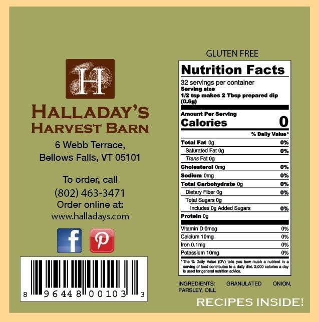 Dilly Herb Dip & Seasoning Blend