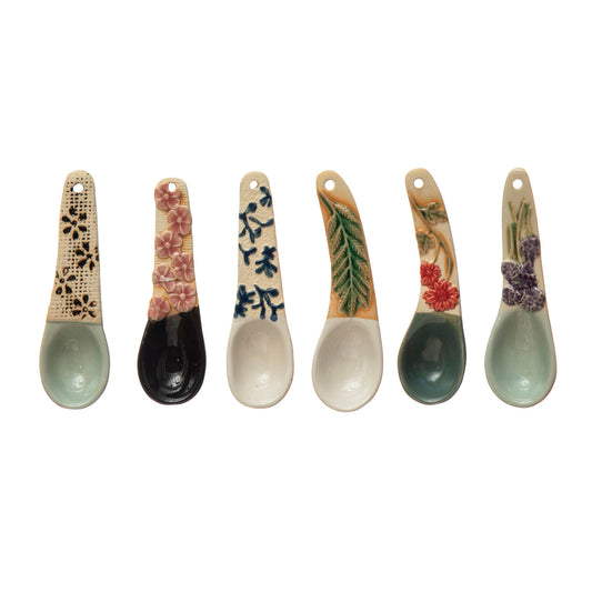 Hand-Painted Spoon with Handle - 6 Styles