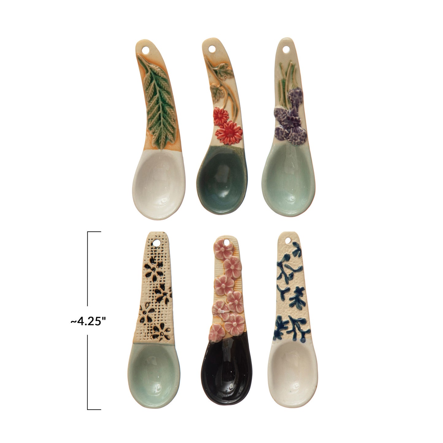 Hand-Painted Spoon with Handle - 6 Styles