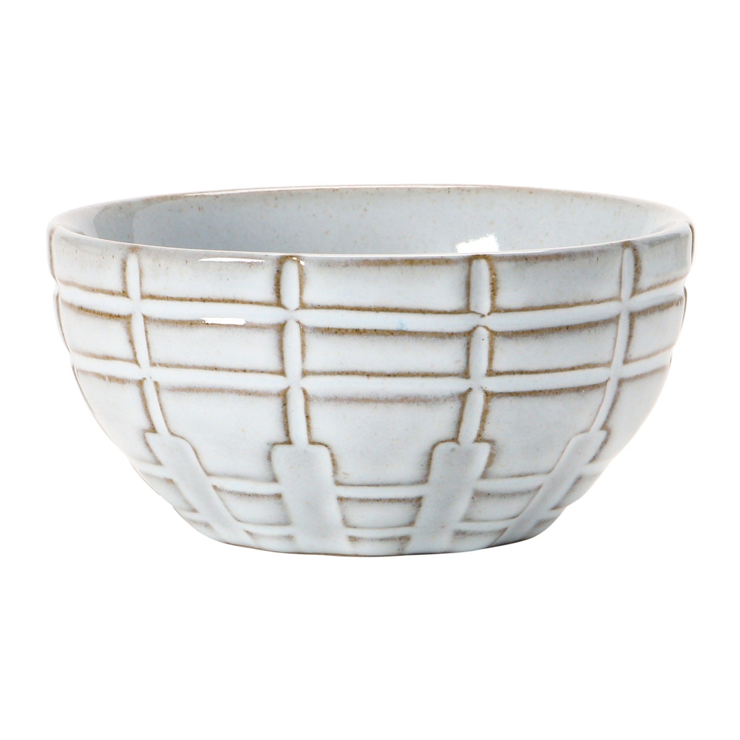 Debossed Stoneware Bowl, 4 Styles