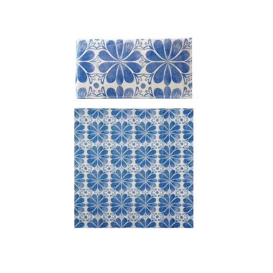Paper Napkins w/Tile Pattern