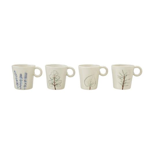 Botanical Mug - 4 Styles (Each One Will Vary)