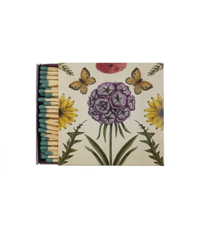 Safety Matches in Matchbox with Animals & Botanicals - 2 Styles