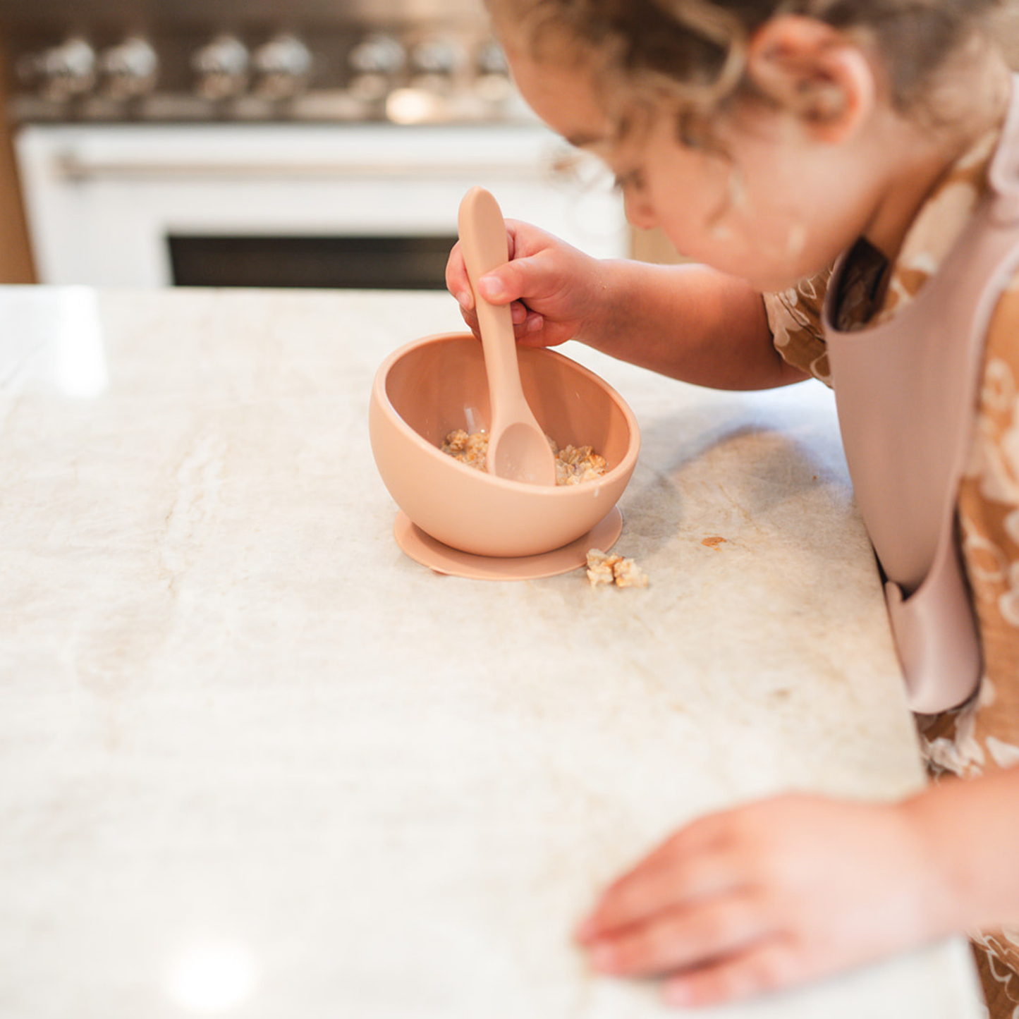 Suction Bowl and Spoon Set