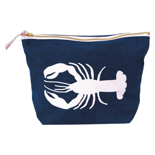 Lobster Navy Pouch - Large