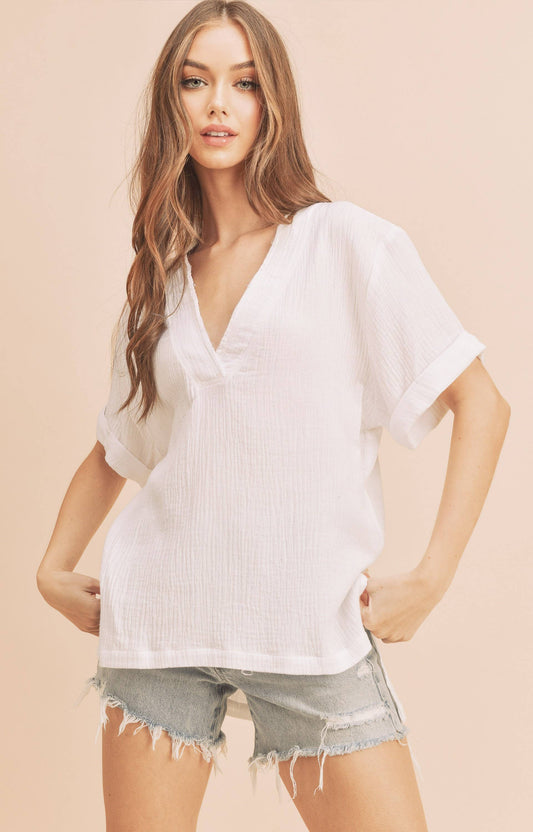 Trudie Top - White