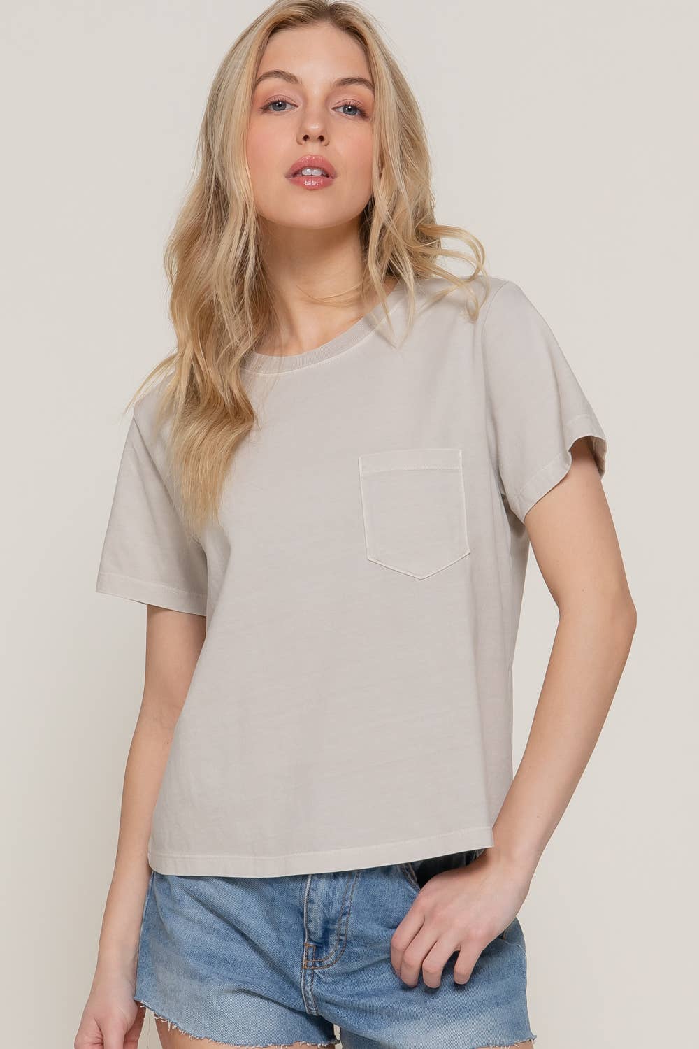 Garment Dye Tee - Taupe
