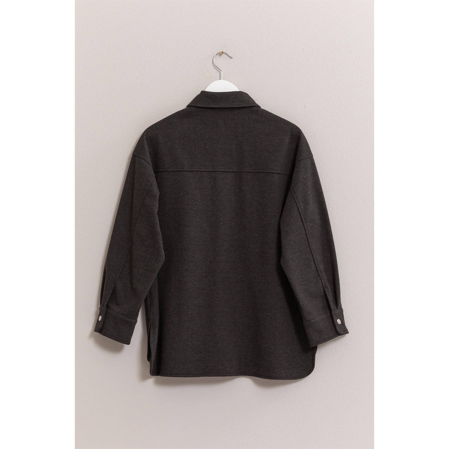Wool-Like Brushed Shacket