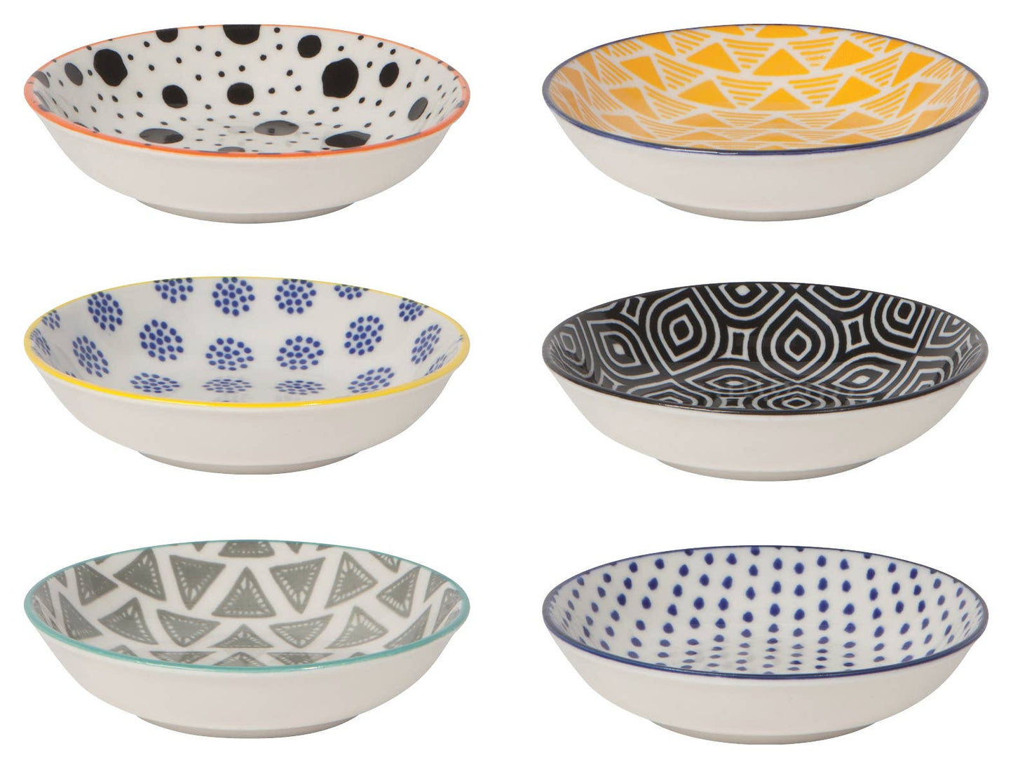 Bits & Dots Multi-Color Pinch Bowls