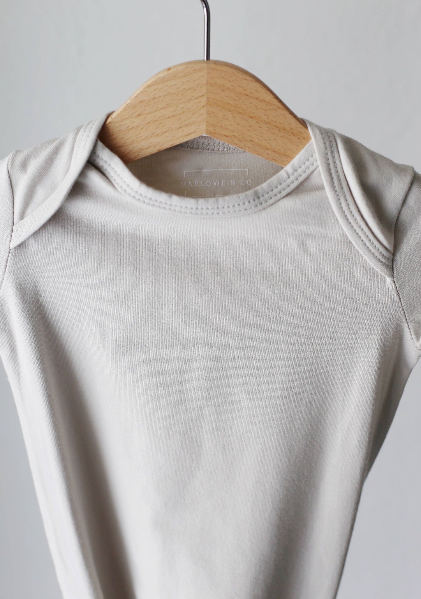 Organic Cotton Knotted Gown - Oat