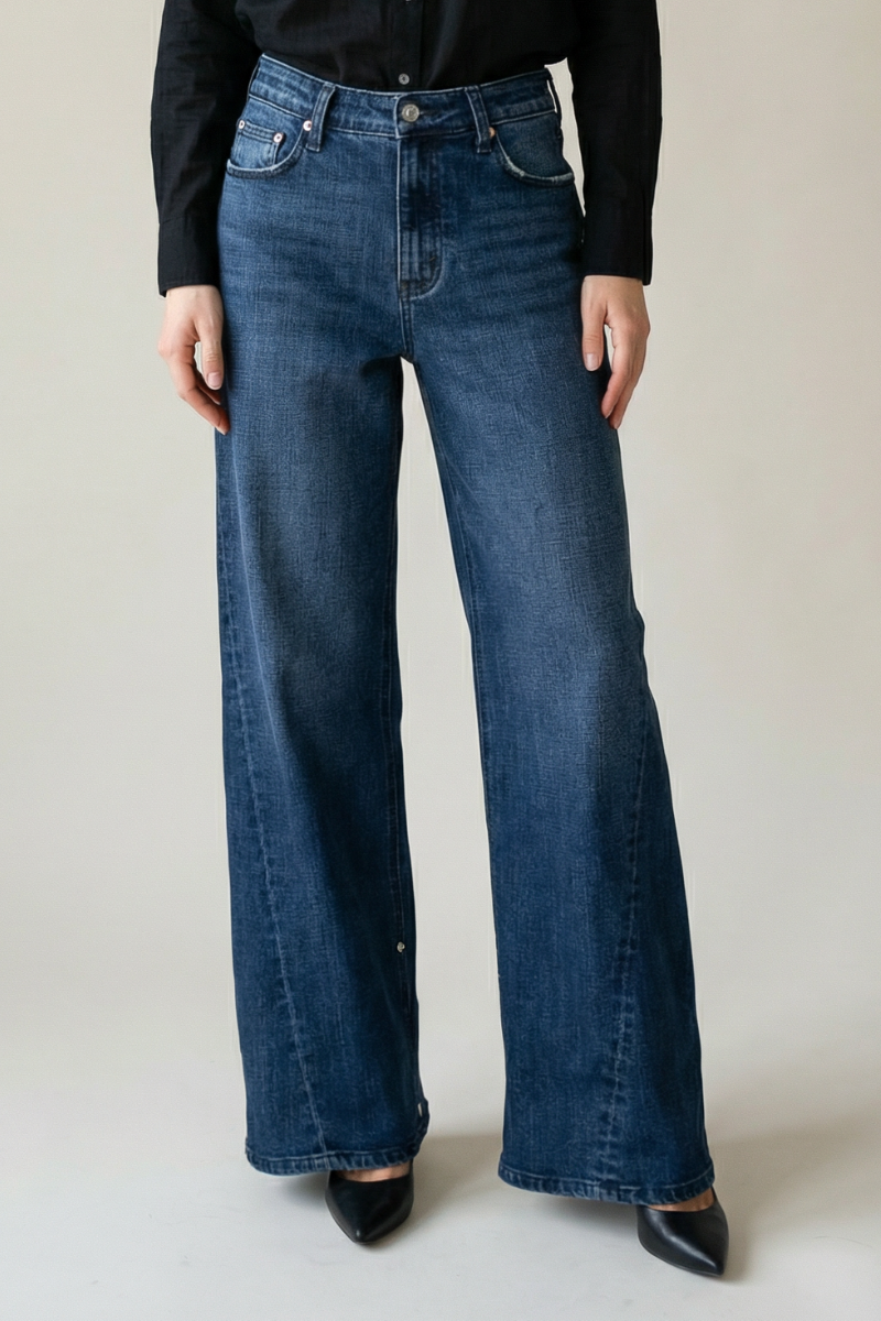 A Line Jean w/inseam transformation