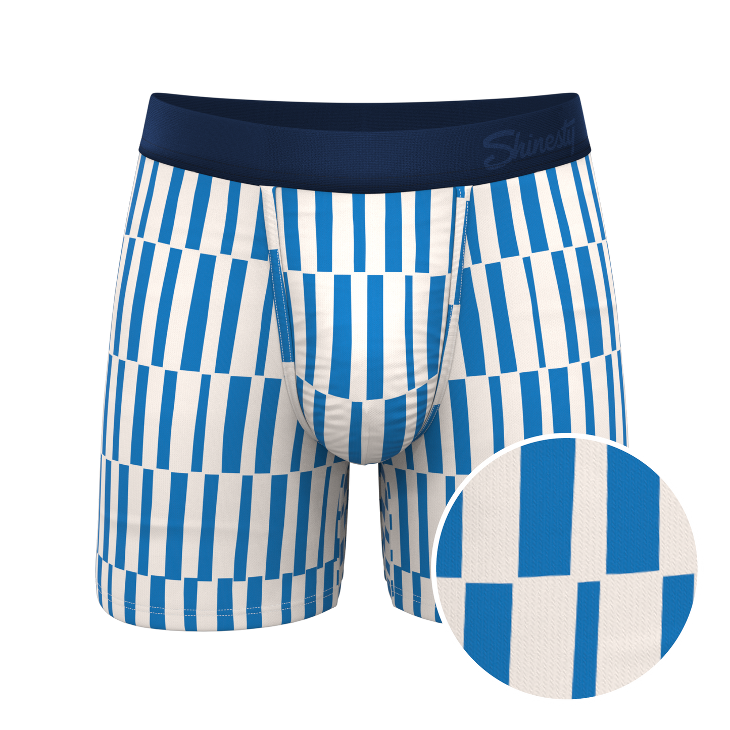 The Hamptons | Blue Mosaic Stripe Ball Hammock® Underwear